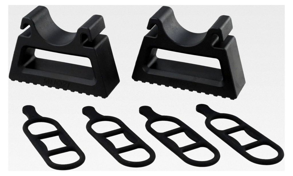 Tragbarer Fahrrad-Reparaturständer, 2er-Pack, technische Kunststoff-Lenkerhalterung für Wartung von Fahrrädern in Umkehrposition, rutschfeste Un...