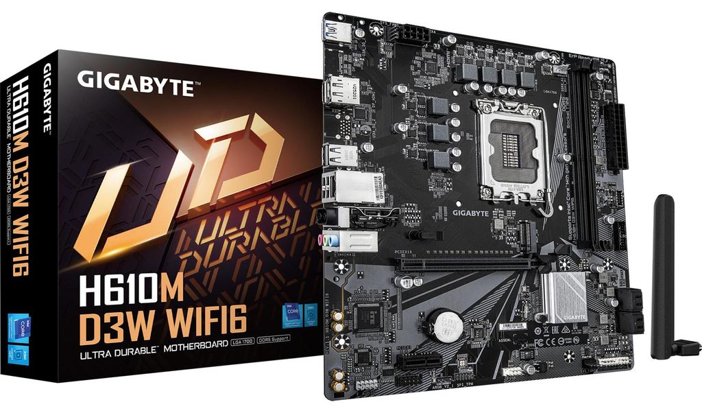 Gigabyte GA-H610M D3W WF6 (1700) (D) Produktbild 