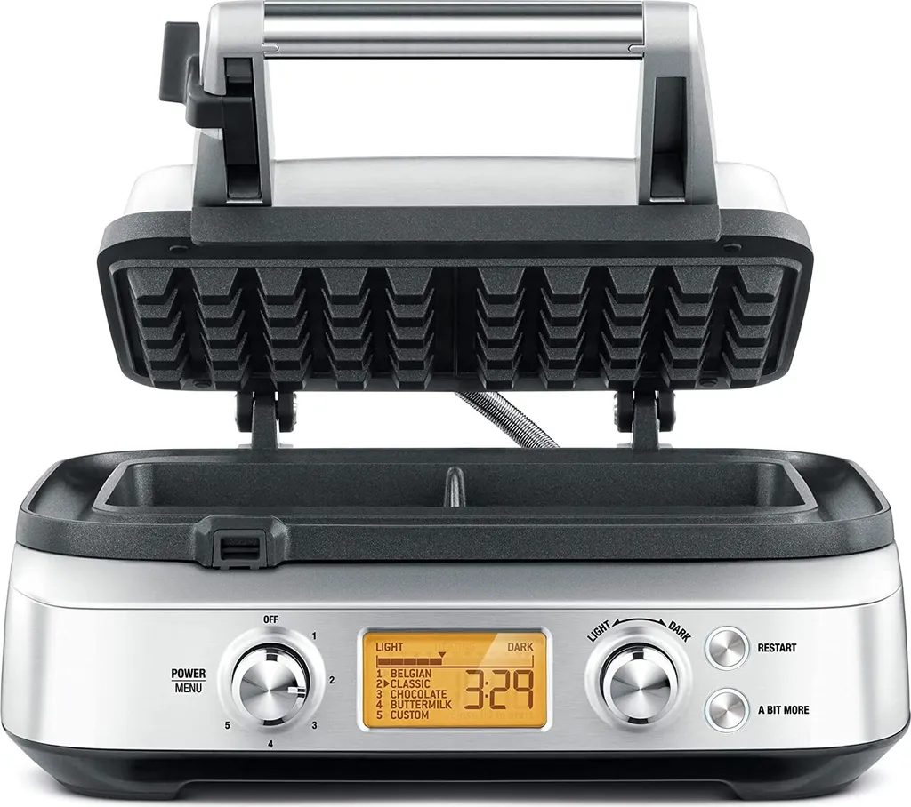 Gaufrier Sage SWM620BSS pour des gaufres dorées et croustillantes Inox