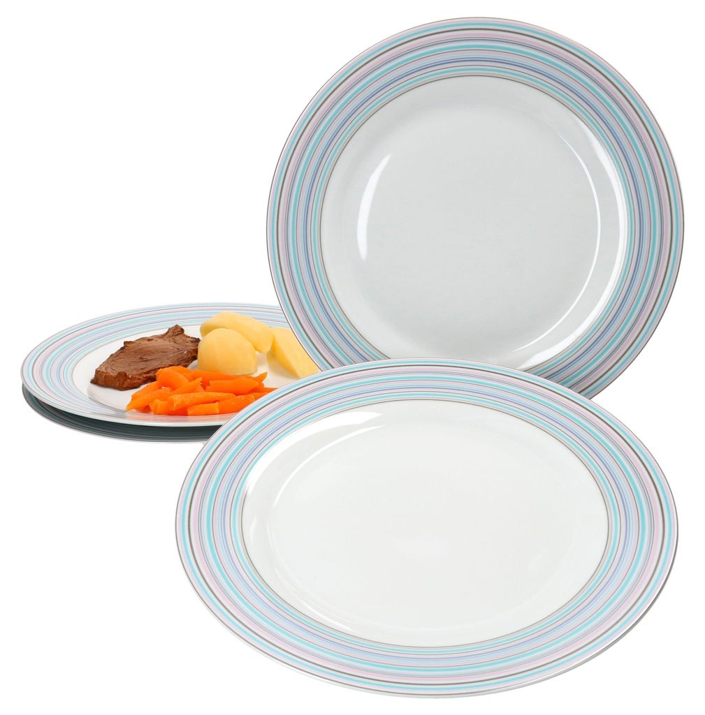 Ritzenhoff Doppio Circle 4er Set Speiseteller Essteller Produktbild 