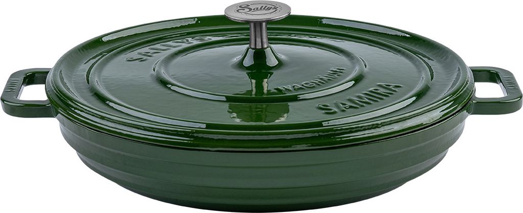 Sallys Gusseisentopf Samira - Hunter Green Majolika Produktbild 