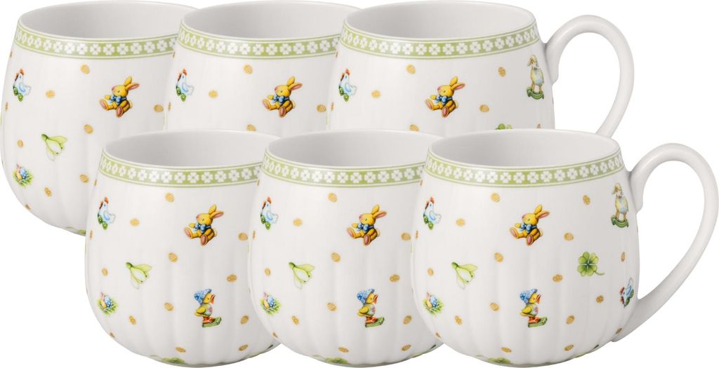 Villeroy & Boch Easter Delight Henkelbecher 0,35l Set6