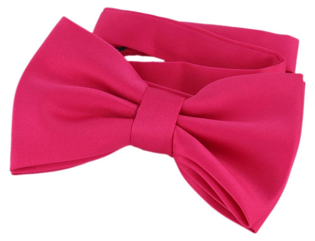 DonDon Fliege Schleife Pink bereits gebunden verstellbar Produktbild 