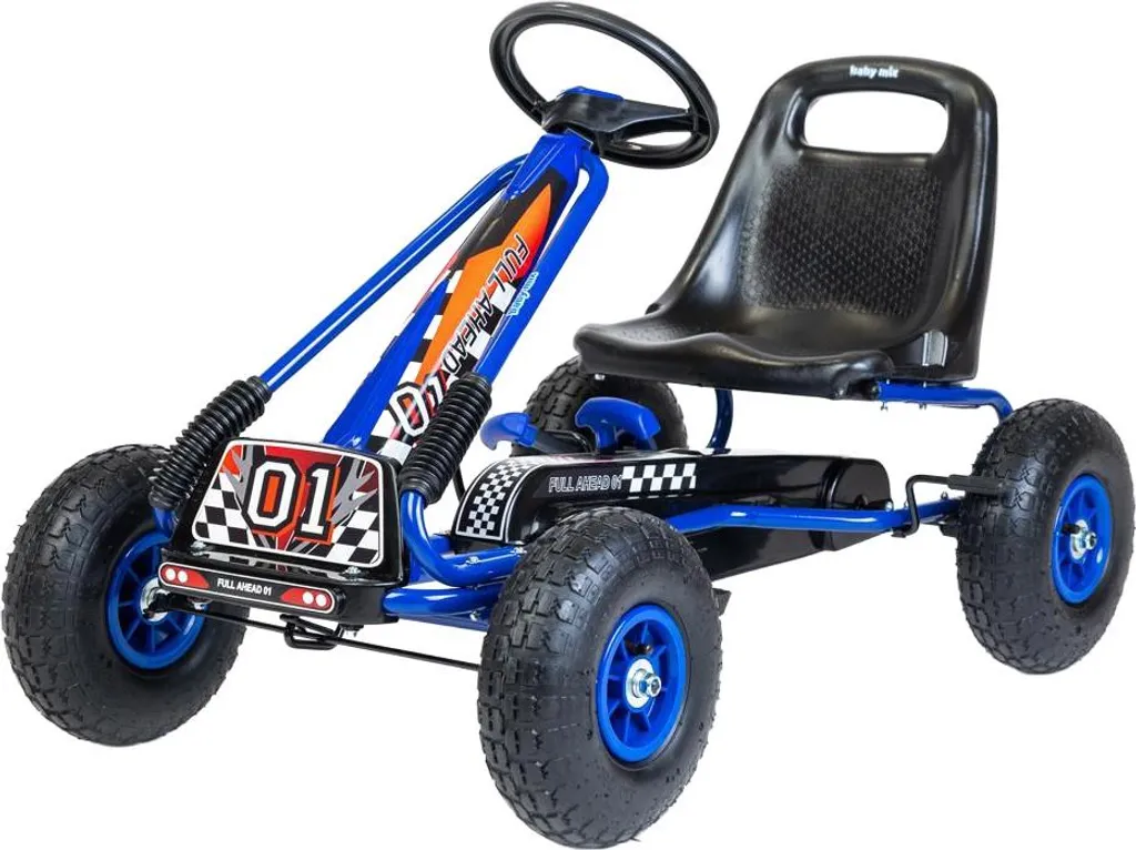 Kart de course Baby Mix Razor bleu pour jeux de plein air et parc public