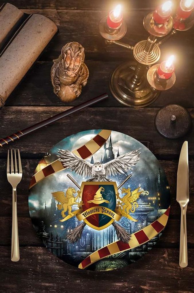 Harry Potter Schule der Hexerei Pappteller 23cm 6St.