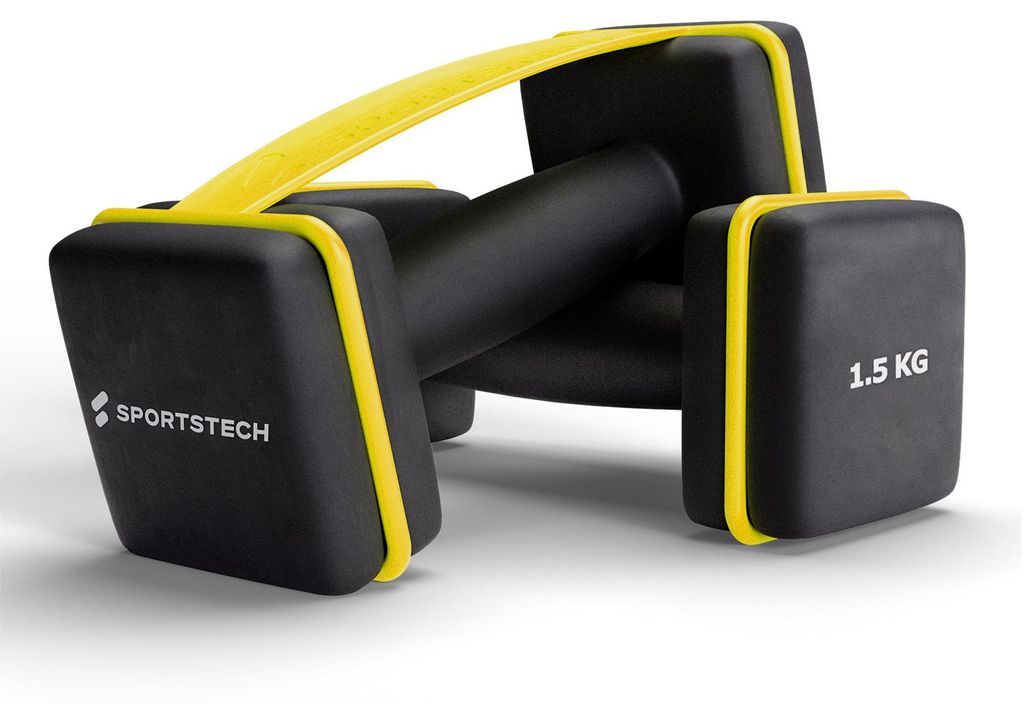Sportstech AH100 Hantel | Multifunktion Laschen | Anti-Roll Produktbild 