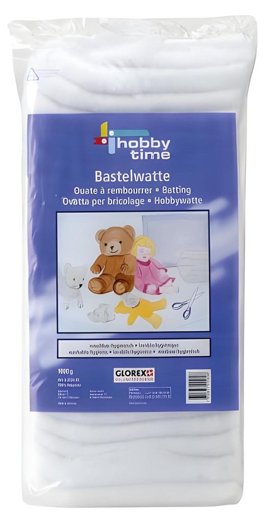 GLOREX Bastelwatte, weiß, 1.000 g Produktbild 
