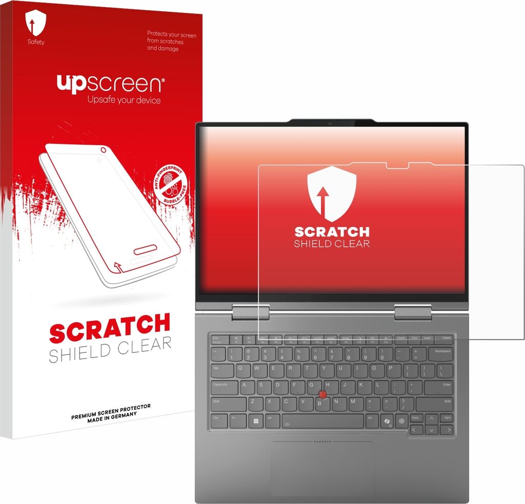 upscreen Schutzfolie für Lenovo ThinkPad X1 2-in-1 Gen 10 14" Displayschutz Displayschutzfolie Folie Klar Transparent