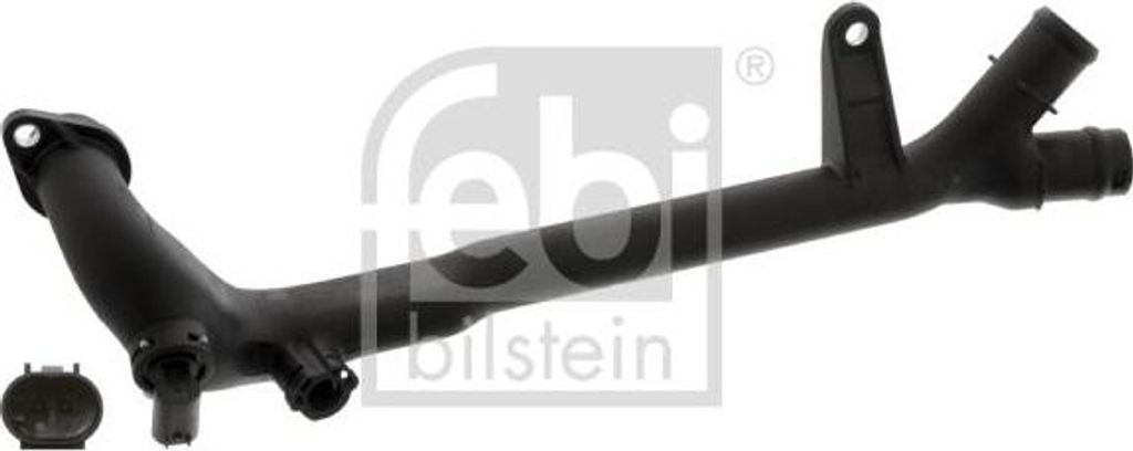 FEBI BILSTEIN 100548 Kühlmittelflansch OE A2712001552 kompatibel mit C-Klasse, CLC-Klasse, CLK, E-Klasse, Sprinter, A6 4F, A4 8E, Mini, Rexton