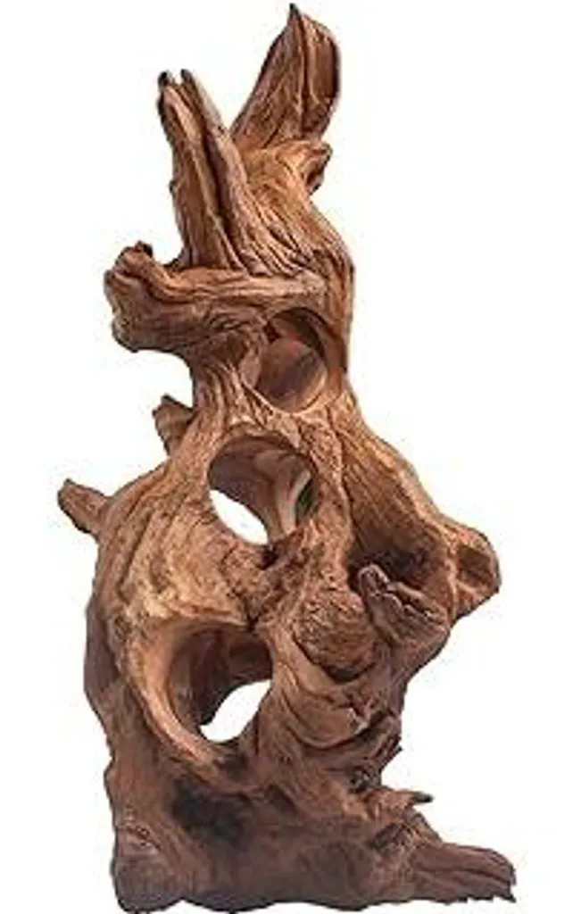 Legno Naturale con Tunnel per Pesci - Emours Nascondiglio Acquario