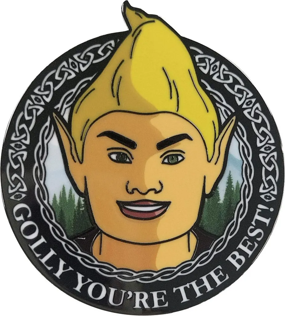 Insigne de Collection Oblivion Adoring Fan - Pin's Émaillé Jeu Vidéo TES