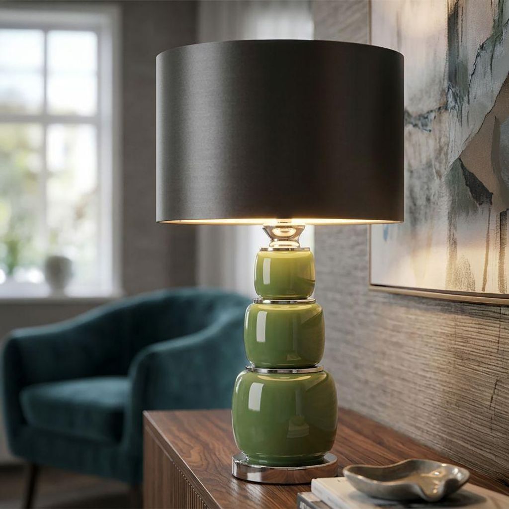 Sklenená stolová lampa ø 33x57 cm Obrázok produktu 