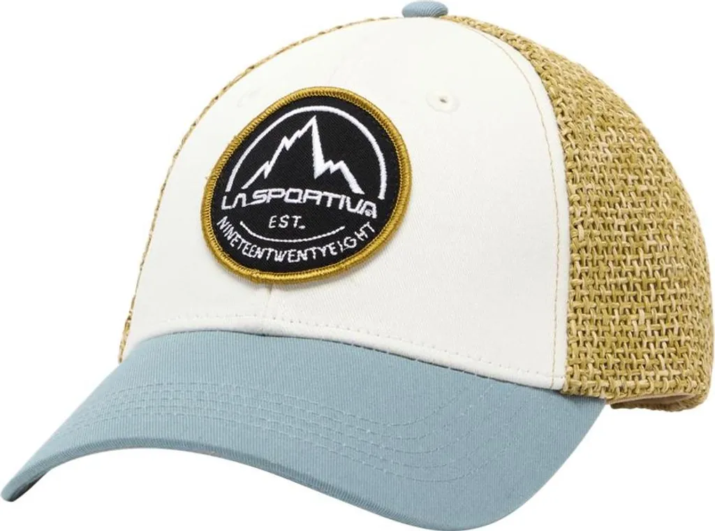 Casquette de sport pour l'assurage en escalade La Sportiva blanche S/M