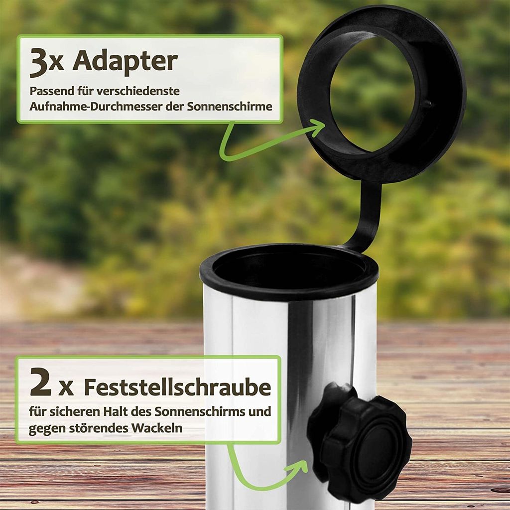 Sonnenschirmständer 30Kg. TOBI Produktbild 3