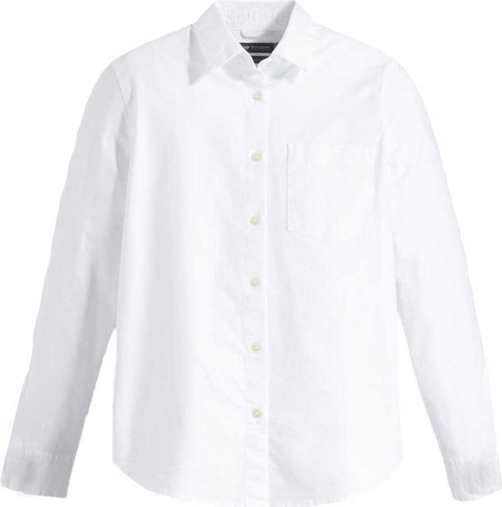 Dockers Original Langarmhemd Weiß S Frau Weiß S