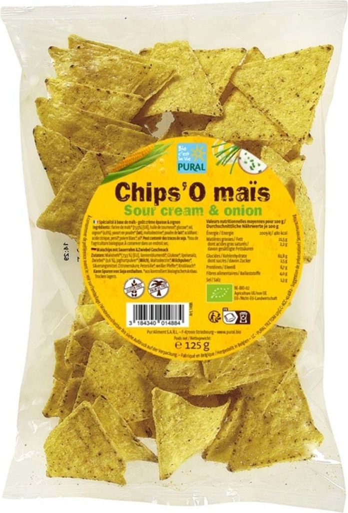 Chips'O maïs Family - Sour Cream-Onion 125g