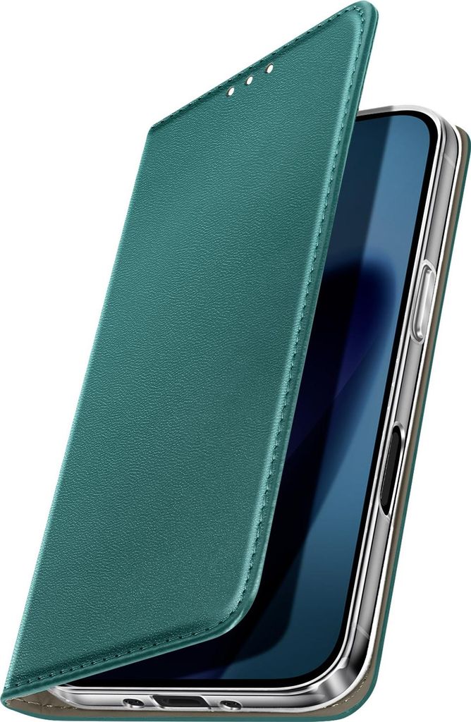 Avizar, Portemonnaie-Etui für iPhone 17 Air Kartenfach und Video Standfunktion, Tannengrün