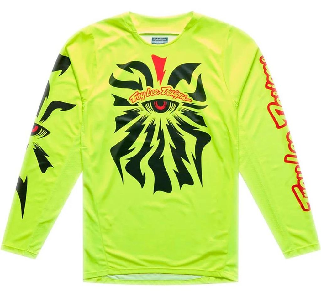 Troy Lee Designs Gp Pro Cyclops Langarm-trikot Schwarz L Mann Schwarz L