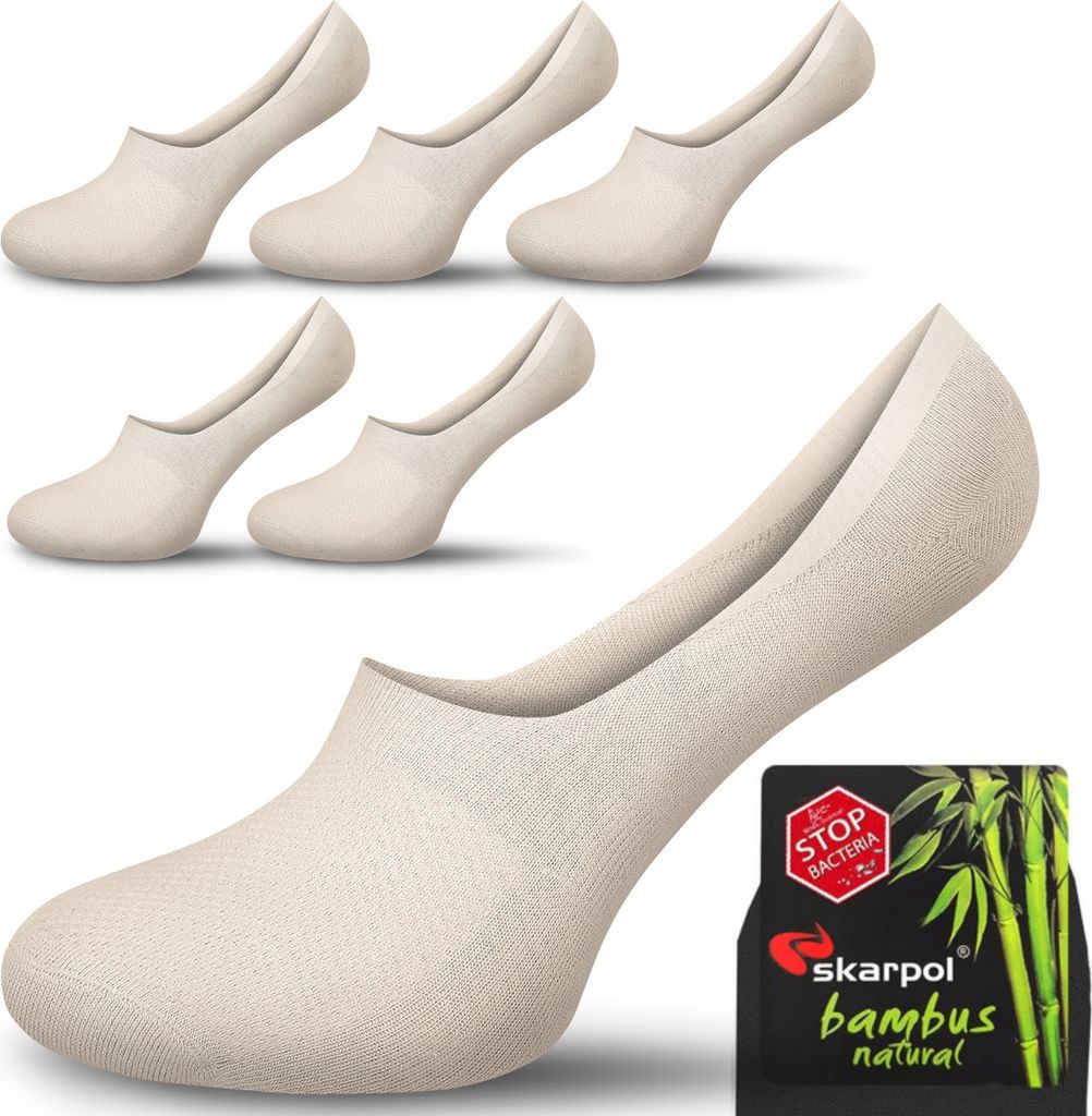 Sestimi Bambus Mikro Sneaker Socken Art. 29 – 5er Pack | Unsichtbar, antibakteriell, Silberionen | | Komfort & Frische | EU