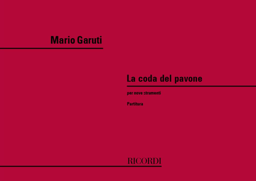 M. Garuti Coda Del Pavone Classical