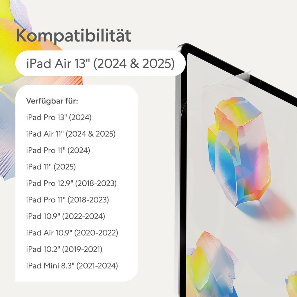 Paperlike Folie (2x) für iPad Air 13” (2024 & 2025) für ein Produktbild 2