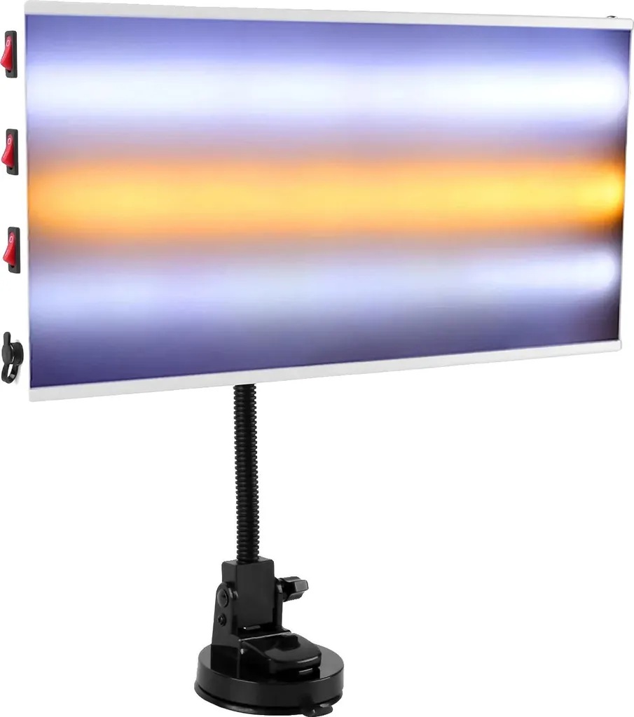 Panneau lumineux de réparation des bosses LED à 3 lampes haute intensité