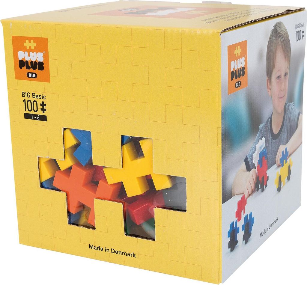 Plus Plus BIG Basic Bausteine, 100 Teile Produktbild 