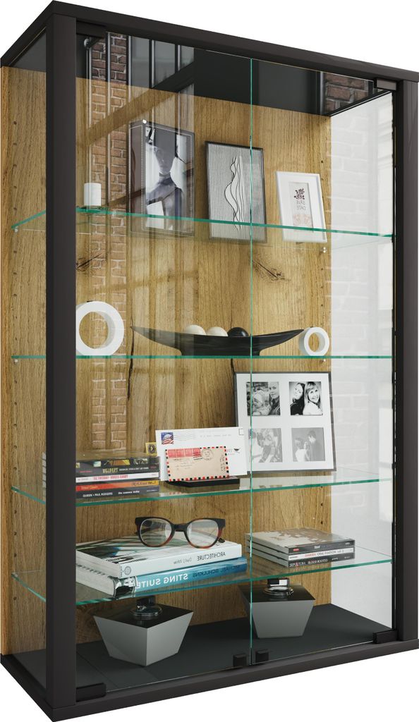 Wandvitrine Hängevitrine Glas Udina L Produktbild 