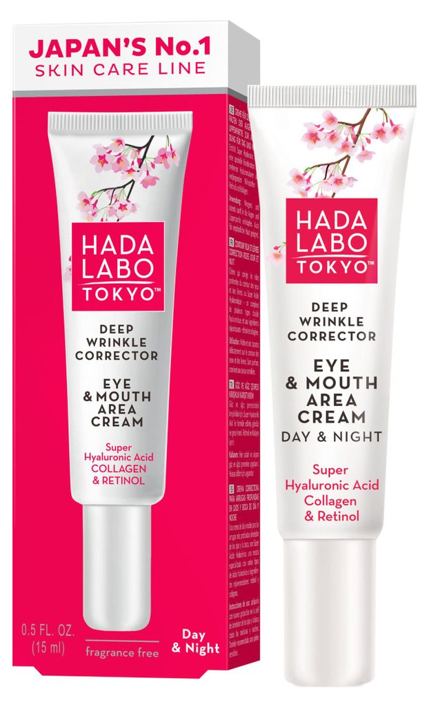 HADA LABO TOKYO Red Eye & Mouth Cream (15 ml) Productafbeelding 
