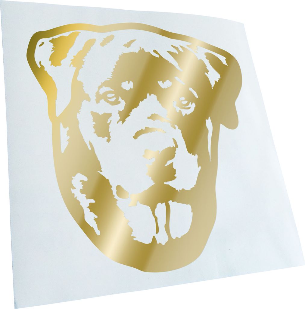 Kiwistar - Autoaufkleber - Rottweiler Hund - Dunkelgrau - 11x10cm - Aufkleber für Auto, Laptop, Fahrrad, LKW, Motorrad mehrfarbig JDM Decal Racing