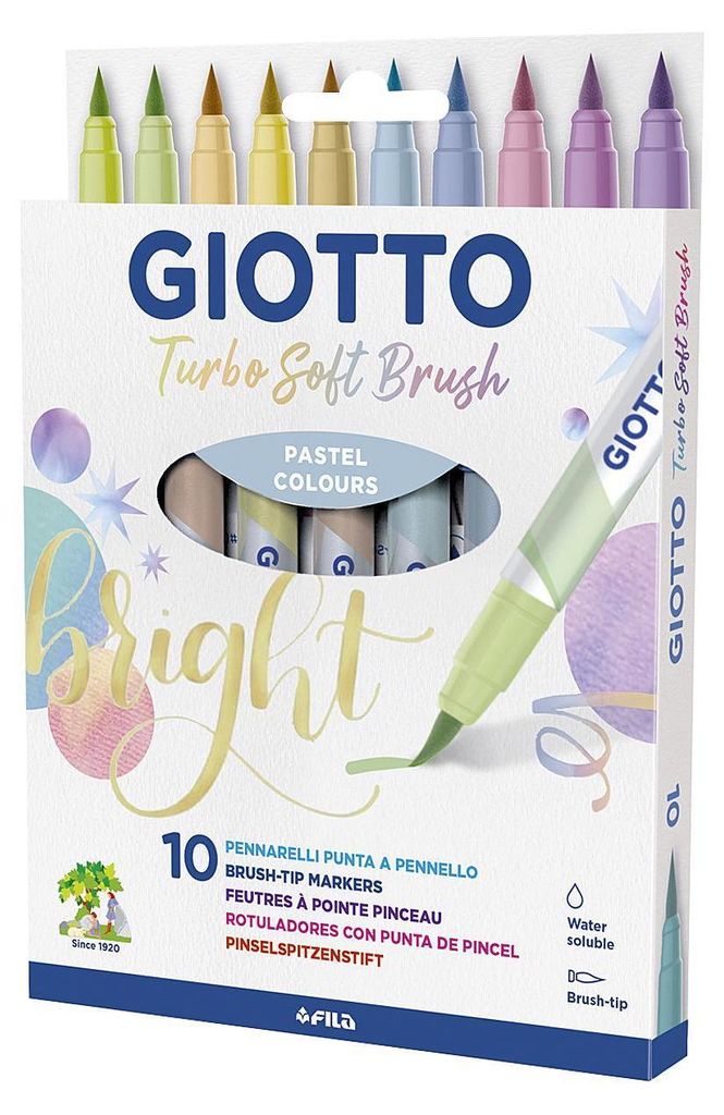 Giotto F426900, Fein, 10 Farben, Gemischte Farben, Produktbild 