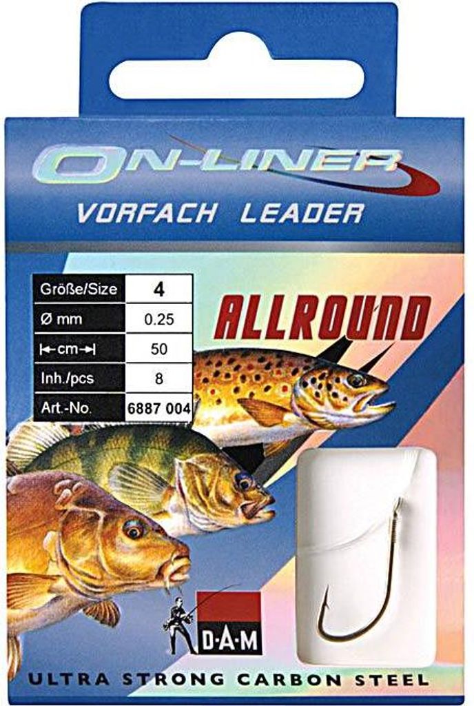 DAM Onliner gebundene Haken Allround Gr.10 Produktbild 