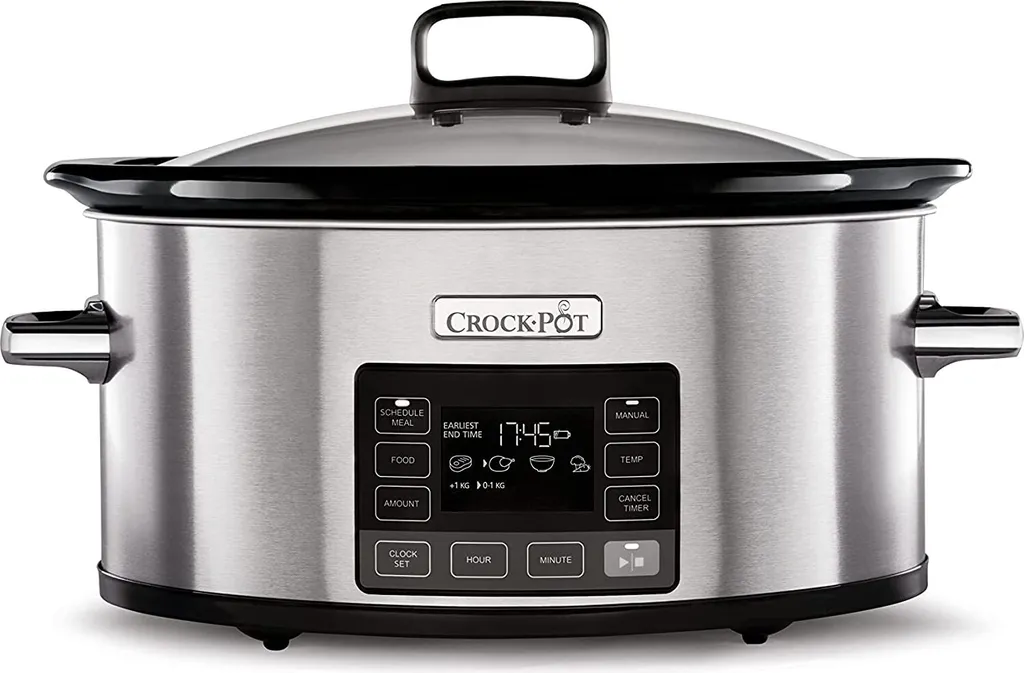 Crock-Pot CSC066X Mijoteuse Numérique 5,6L TimeSelect en Inox brossé