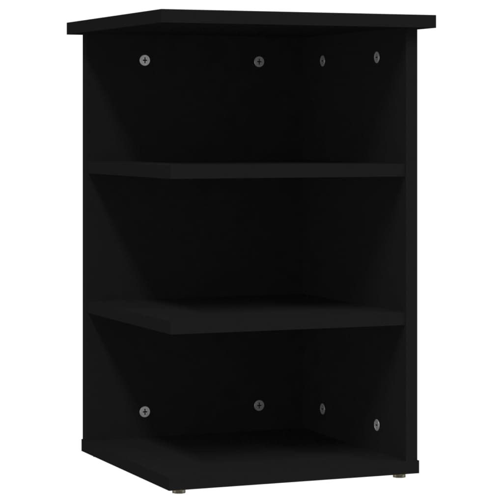 vidaXL Scaffale laterale nero 35x35x55 cm Materiale a base Immagine del prodotto 