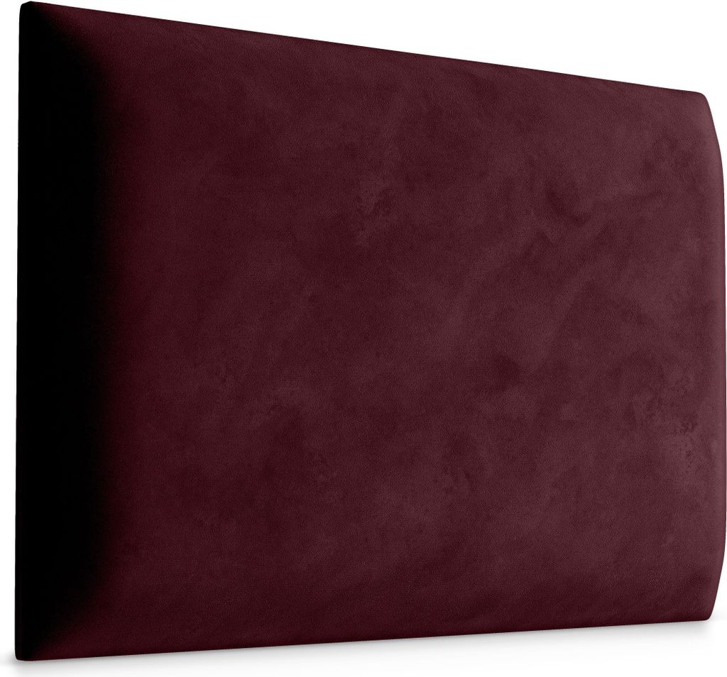 Muralo Polsterpaneel WANDKISSEN Wandpolster Bettkopfteil Wandpaneel Weinrot 50 cm x 40 cm