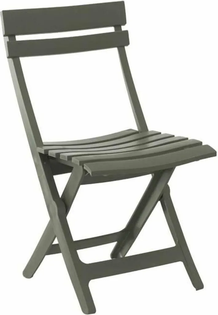 Chaise de jardin Grosfillex Miami Vert Résine 42x50x93 cm Confort Extérieur