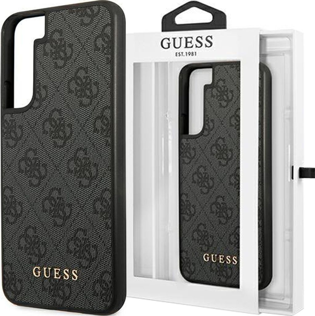 Guess 4G Metal Logo - Samsung Galaxy S23 Hülle (grau) Produktbild 