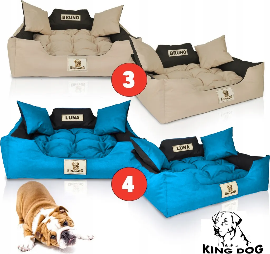 Letto KINGDOG Impermeabile Verde 130x105 cm - Ultra Resistente XXL - 9