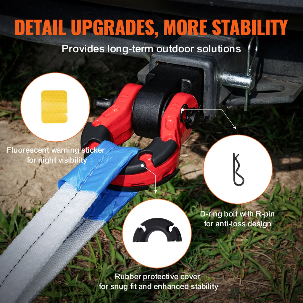 Gancio Recupero Fuoristrada SucceBuy 30T - Kit con Grillo e Perno 2" - 5