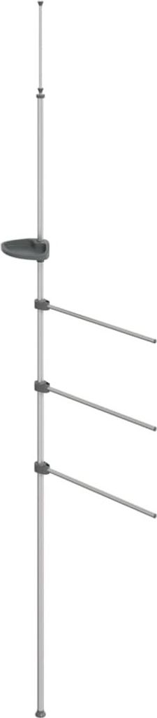 vidaXL Wieszak na ręczniki 47x280 cm aluminium Zdjęcie produktu 