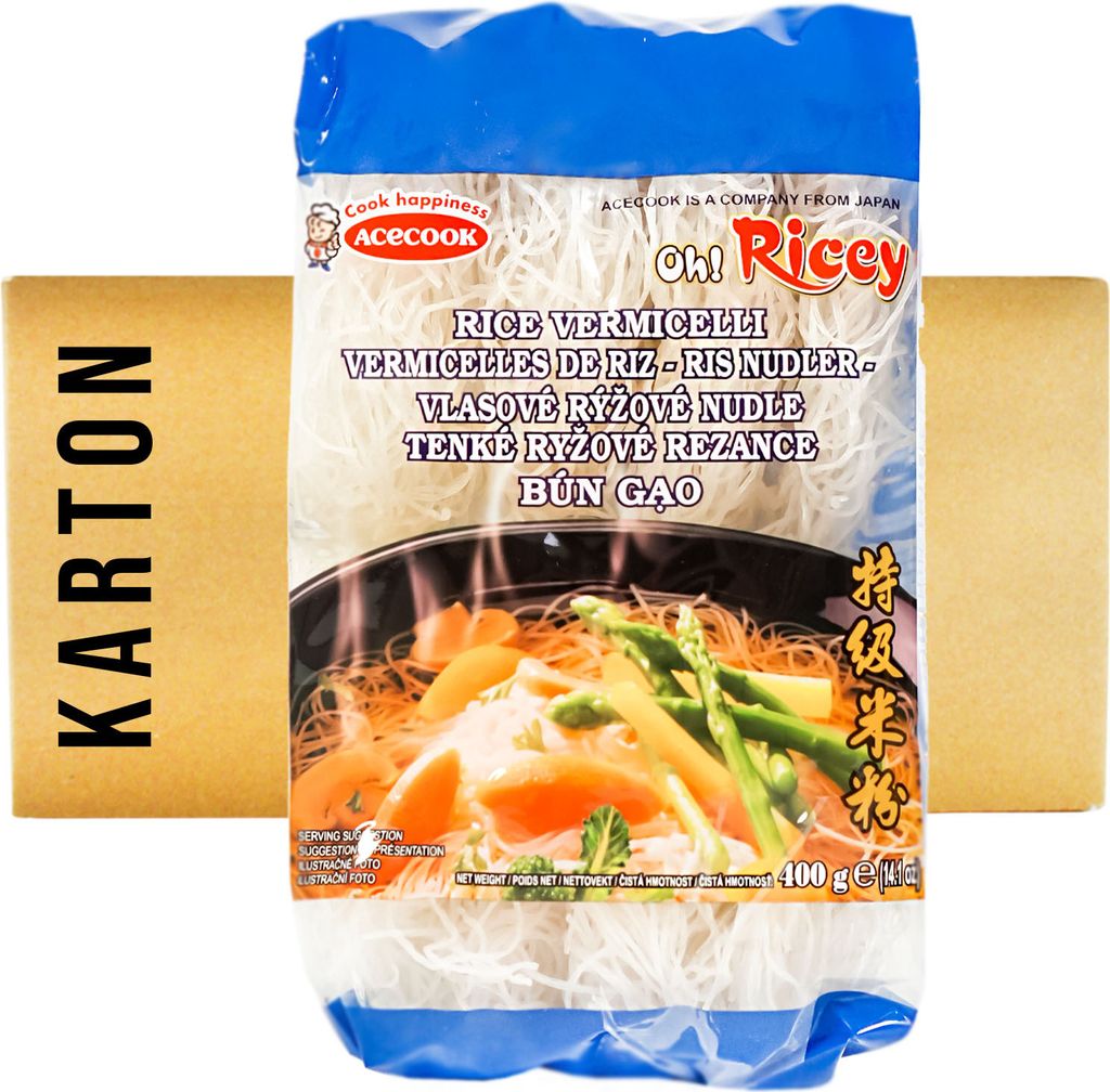 Acecook Reisnudeln Bun Gao (BLAU) 18x400g
