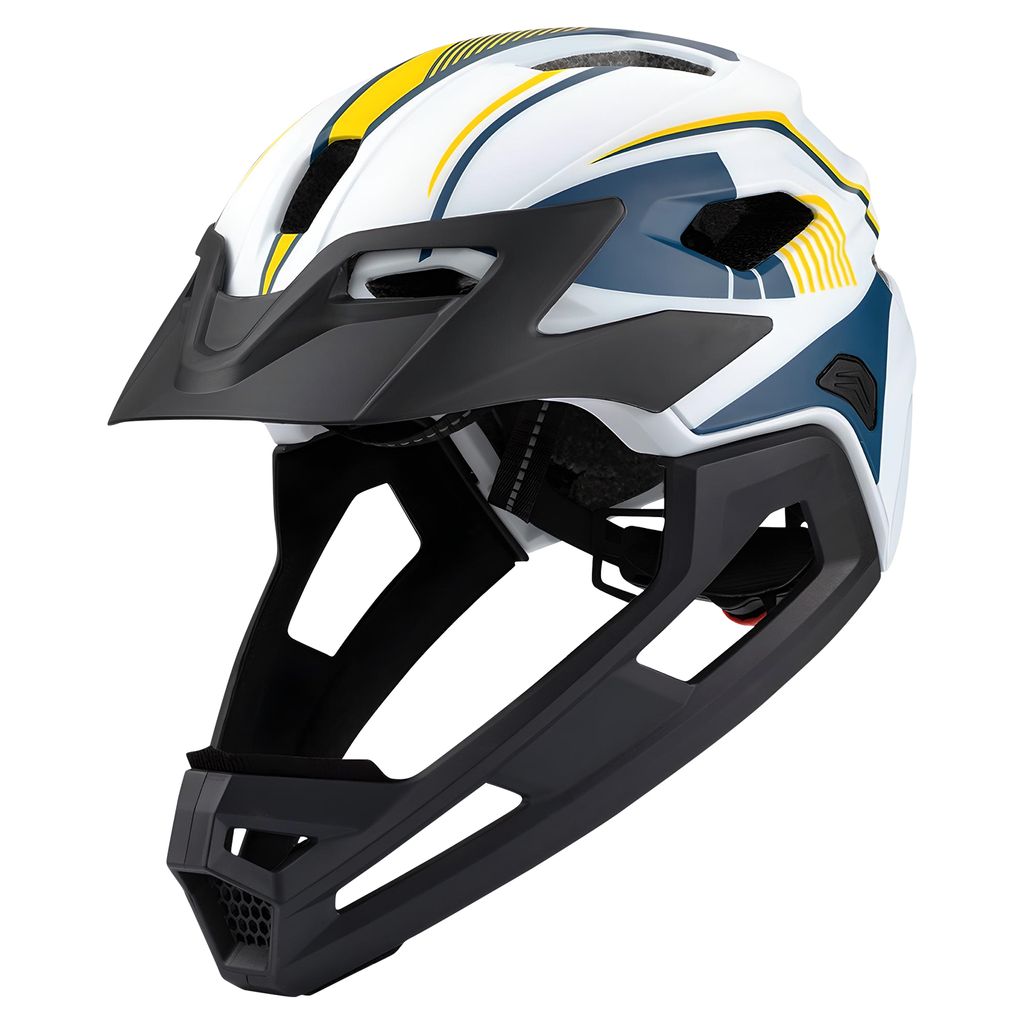 Kinder-Fahrradhelm Full-Face/Semi-Open konvertierbar - 450g Leichtgewicht, 13 Belüftungsöffnungen, EPS+PC-Impact-Schutz