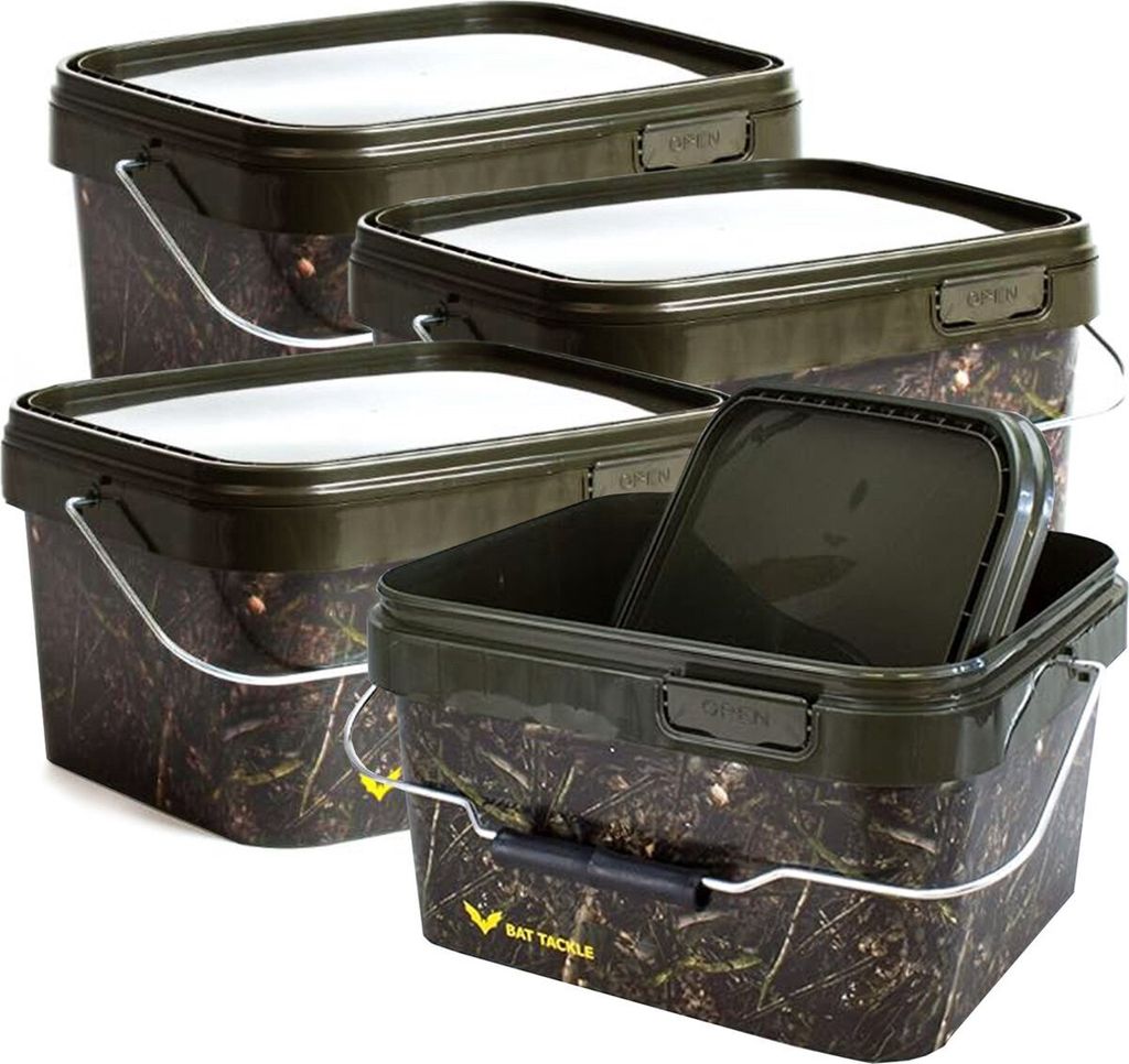 X2 Bat Tackle Camoflage Eimer – pro 4 Stück – 5 l – Camo – Produktbild 