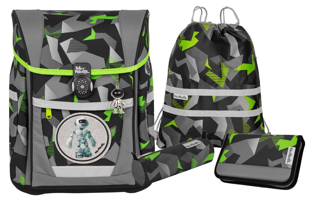 McNeill zaino della scuola Tenero Schoolbag Set 5 -pezzi Immagine del prodotto 
