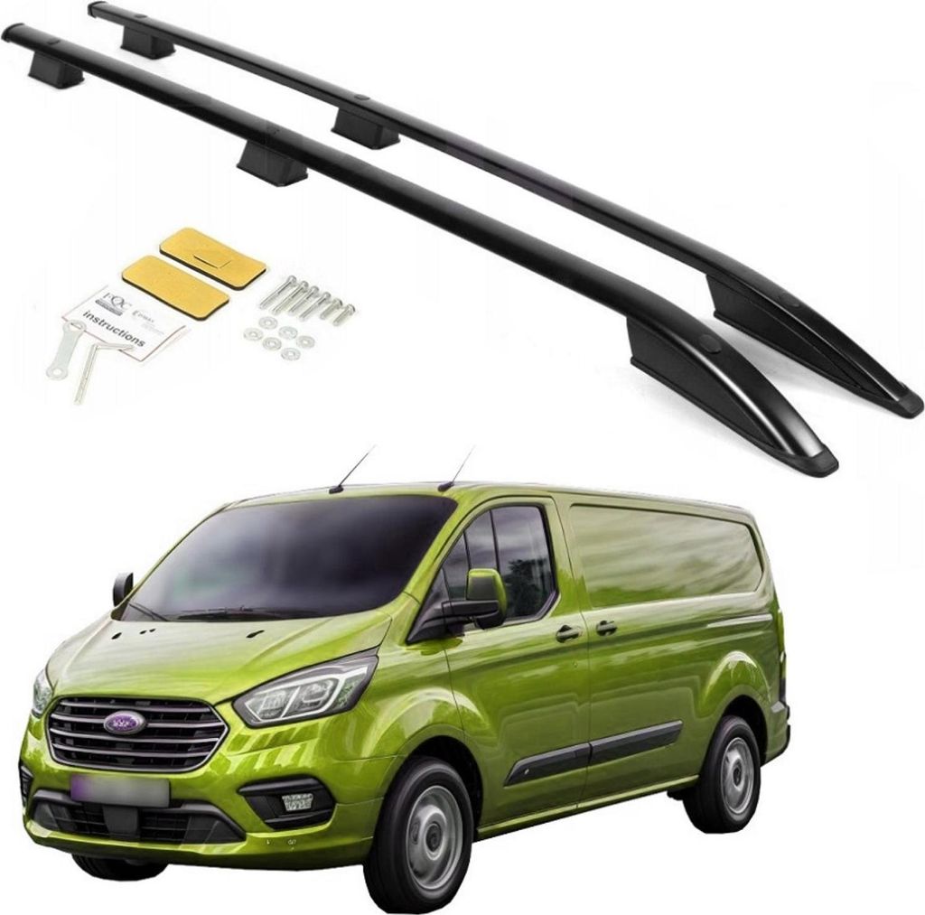 Dachreling FORD TRANSIT CUSTOM SHORT 2012-2023 SCHWARZ L1 Obrázok produktu 