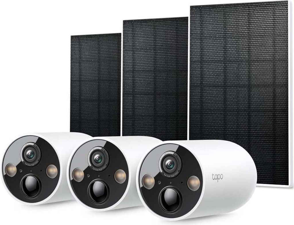 Tp-link Tapo Tc85 Kit Solar-powered Überwachungskamera Silber Silber One Size