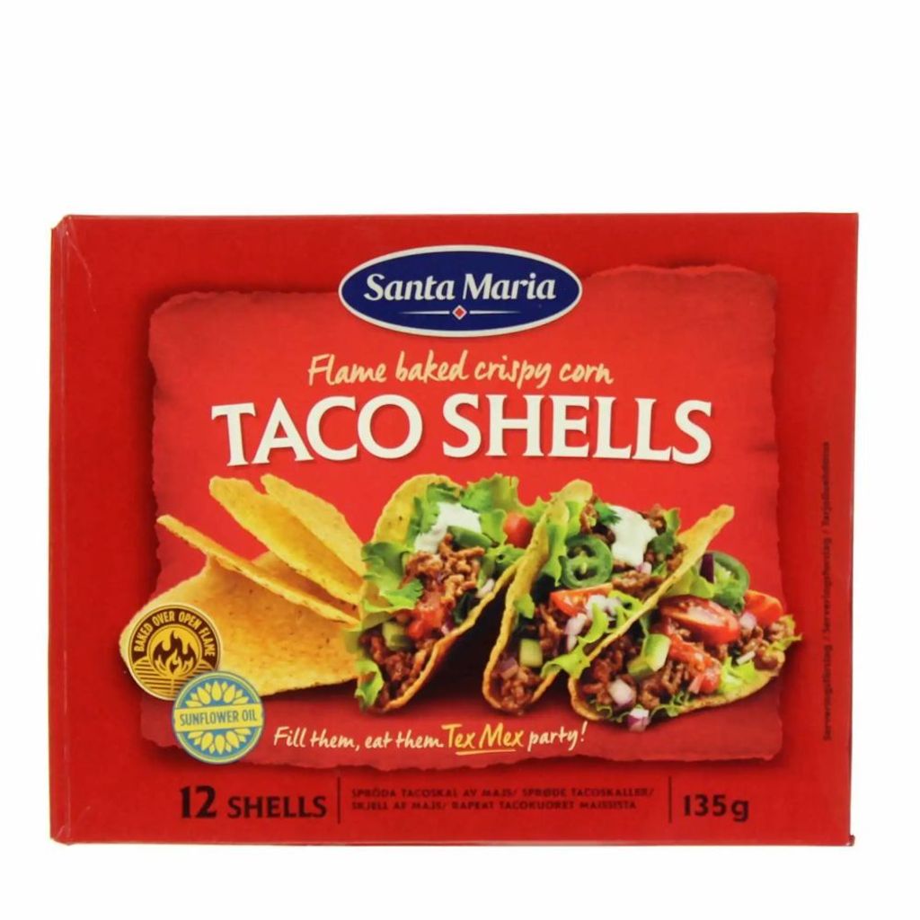 Santa Maria Tex Mex Taco Shells 135g Produktbild 