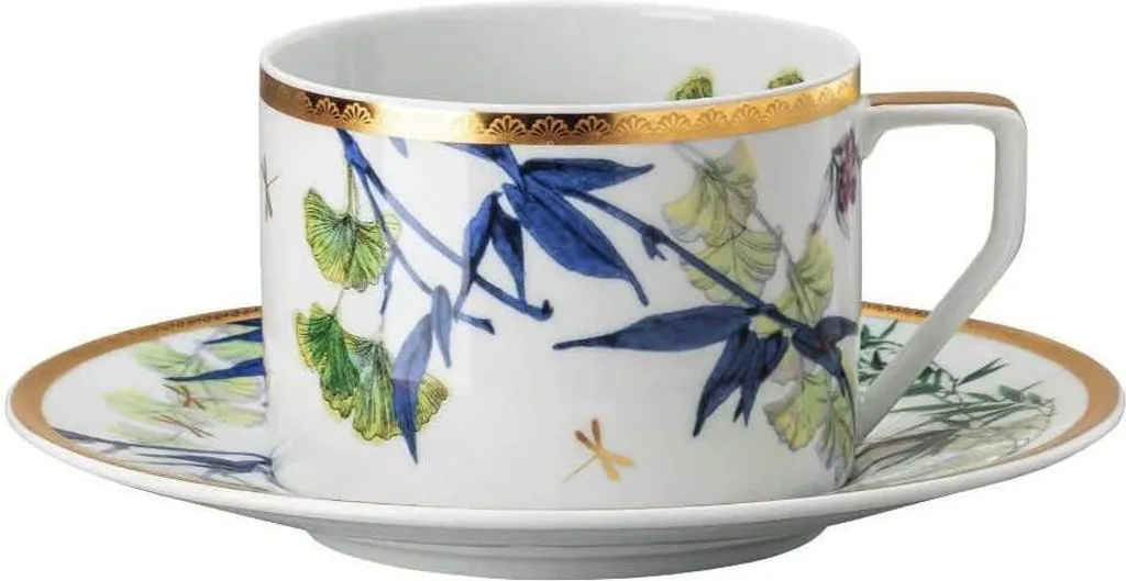 Rosenthal Heritage Turandot Tazza da Tè 2 pz - Fine Porcellana Bianca