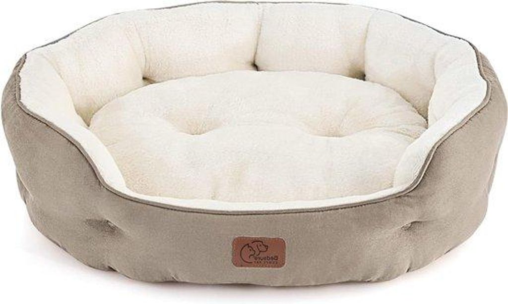 Waschbare Katzenbett 63x53x20cm Doppelseitig Braun