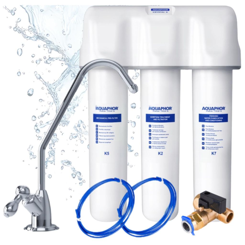 AQUAPHOR Crystal A TRIO sistema di filtraggio dell'acqua Immagine del prodotto 